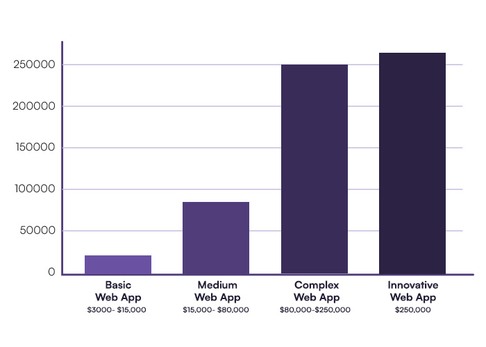 how much does a web app cost.